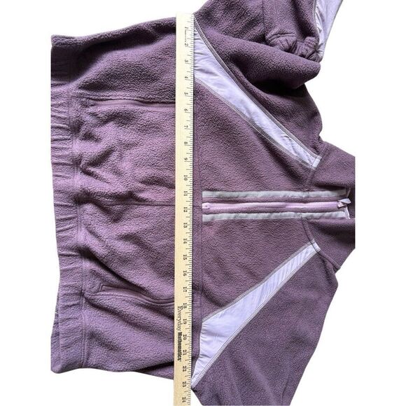 Free People Fp Movement SO Fly Half Zip Crop Jacket Size S Athletic Lilac Purple - Picture 6 of 11